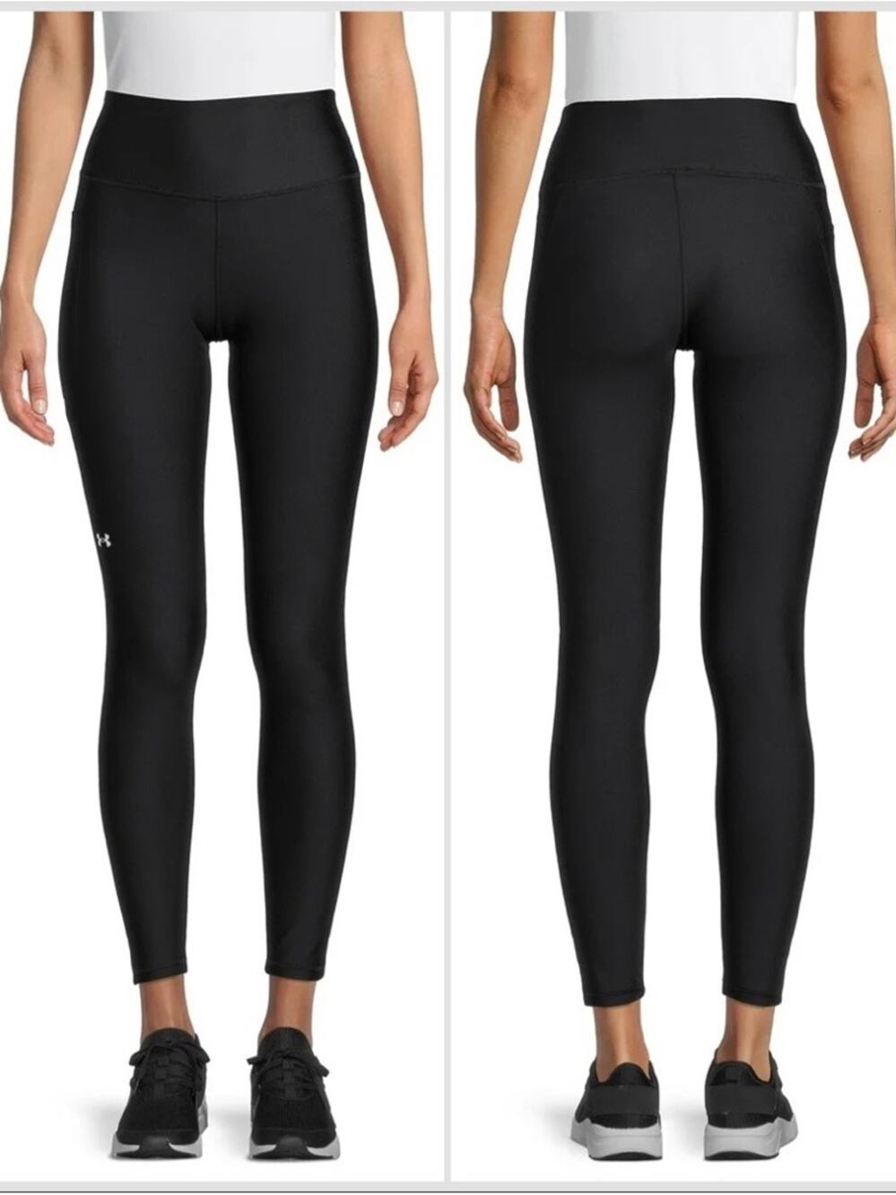 Under Armour HeatGear Armour Hi-Rise Black Pocket Leggings NWT Small
